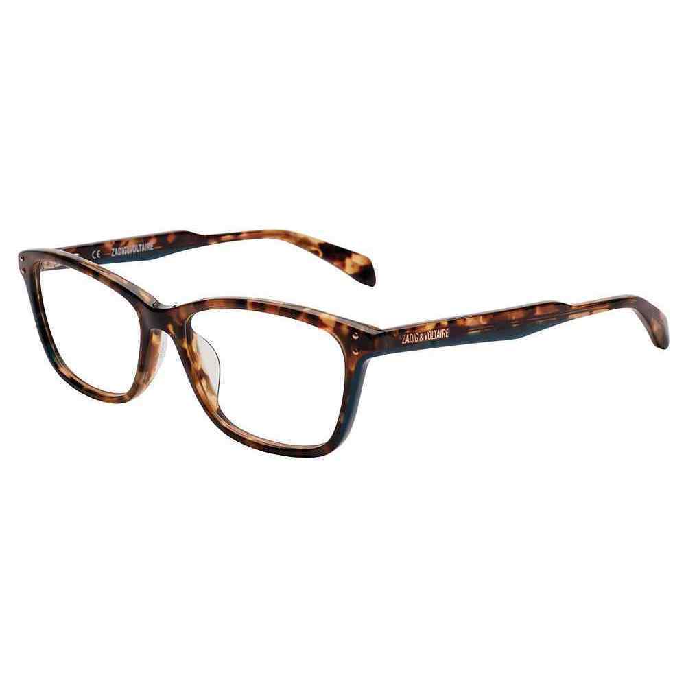 ZADIG & VOLTAIRE OPTICAL VZV175 Eyeglasses BROWN-07D7 52mm